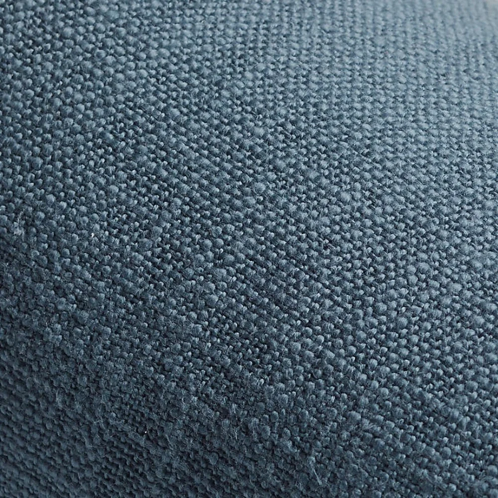 Crate & Barrel Lindstrom Cotton Blue Standard Pillow Sham